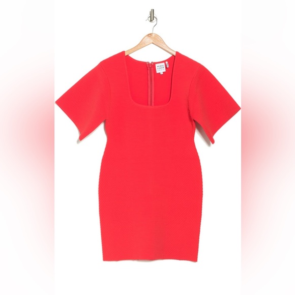 Herve Leger Mini T-shirt dress - Picture 3 of 4